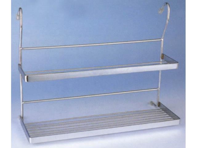 GP210 ÜV TARTÓ 2 TÁLCÁS KRÓM 345x285x140 mm 0