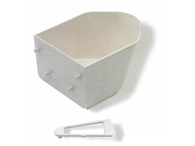 Megszűnt-MŰANYAG FŰSZERTARTÓ FIÓK ELŐLAP NÉLKÜL 120×80×145 mm FEHÉR 0