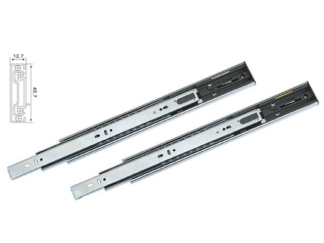 Megszűnt-GOLYÓS FIÓKCSÚSZÓ HOME BOX HB 45SC 45mm ÖNBEHÚZÓS CSILLAPÍTOTT 350mm TEHERB.:40kg ACÉL 0