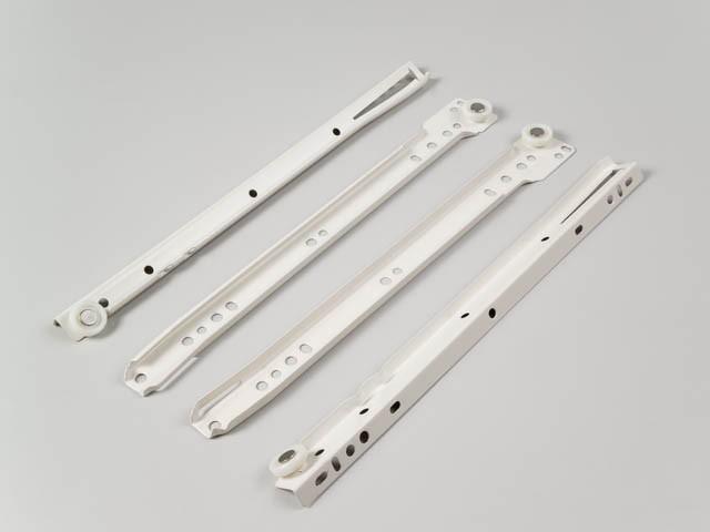 Megszűnt-GÖRGŐS FIÓKCSÚSZÓ 02101 ÖNBEHÚZÓS 300 mm TEHERB: 25 kg KRÉM RAL9001 0