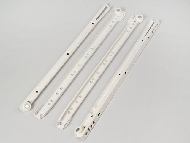 Megszűnt-T_ GÖRGŐS FIÓKCSÚSZÓ 02101 ÖNBEHÚZÓS 400 mm TEHERB: 25 kg KRÉM RAL9001 0