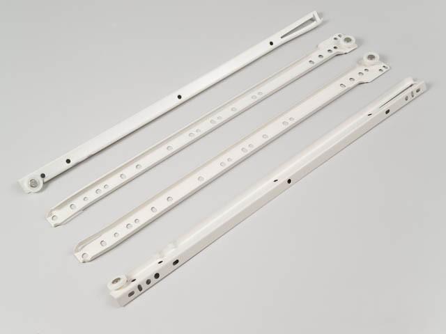 Megszűnt-T_ GÖRGŐS FIÓKCSÚSZÓ 02101 ÖNBEHÚZÓS 450 mm TEHERB: 25 kg KRÉM RAL9001 0