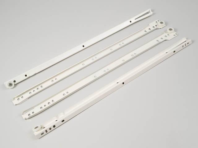 Megszűnt-T_ GÖRGŐS FIÓKCSÚSZÓ 02101 ÖNBEHÚZÓS 500 mm TEHERB: 25 kg KRÉM RAL9001 0