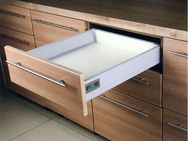 Megszűnt-FDS DUPLAFALÚ FÉM FIÓKOLDAL FDS-DF A 450mm, 40kg SZÜRKE 0