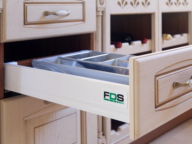 Megszűnt-FDS DUPLAFALÚ FÉM FIÓKOLDAL FDS-DF A 450mm, 40kg FEHÉR 0