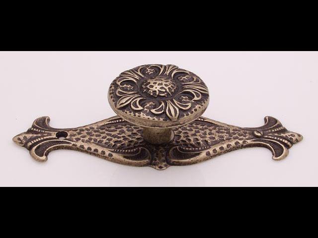 T_ BÚTORFOGANTYÚ 356-97 GOMB ANTIKOLT BRONZ 0