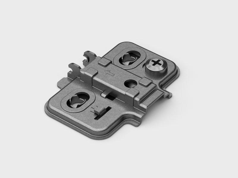 PÁNTALÁTÉT FDS C82 KLIPPES EXCENTERES, 0 mm FACSAVARRAL FEKETE 0