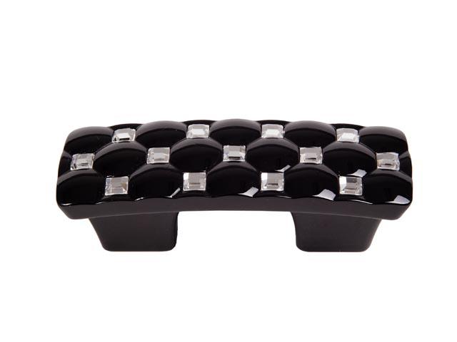 BÚTORFOGANTYÚ 640.032.KRL8 32 FEKETE NIKKEL-SWAROVSKI KRISTÁLY 0