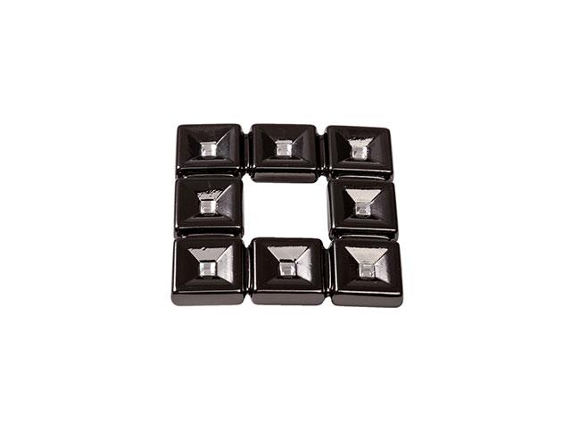 T_ BÚTORFOGANTYÚ 693.032.KRE2 . FEKETE NIKKEL-SWAROVSKI KRISTÁLY 0