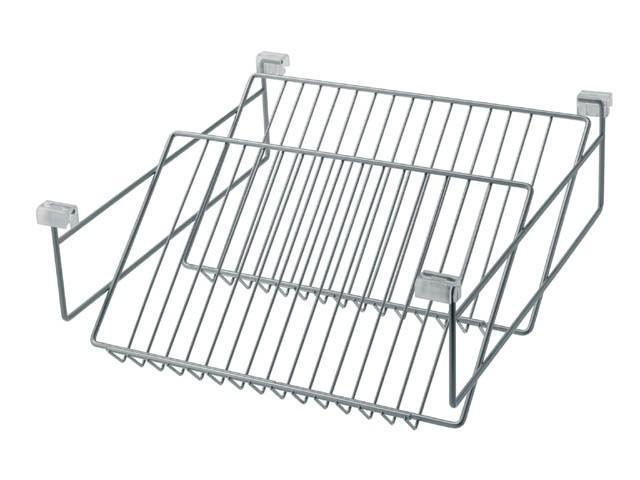 Megszűnt-GARDRÓB SZERELVÉNY AS48 AL CIPŐTARTÓ 480x200x520mm MATT KRÓM 0