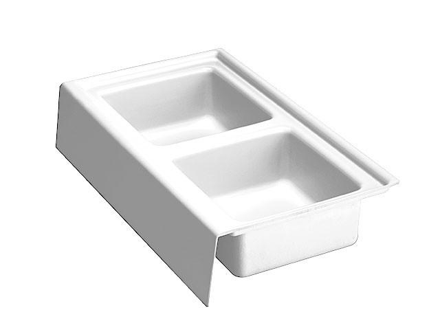 T_ FŰRDŐSZOBAI TÁROLÓ CE40S RENDSZEREZŐ 236x372x84 mm FEHÉR 0