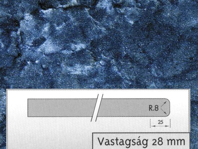 MUNKALAP CHT WZ8 GL KÉK ONYX 4200x600x28mm 0