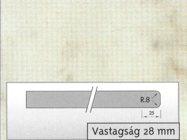 MARBLE 1720 CORAL /101 QZ/ FEHÉR MÁRVÁNY 4200x600x28mm 0