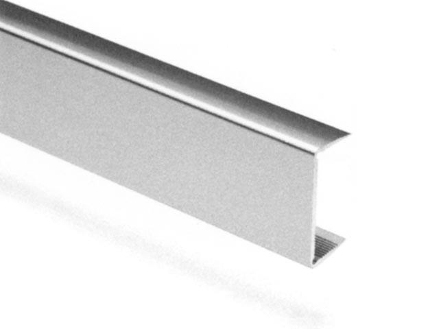 MUNKALAP ÉLPROFIL MATT ALUMINIUM 4200x40/40mm 0