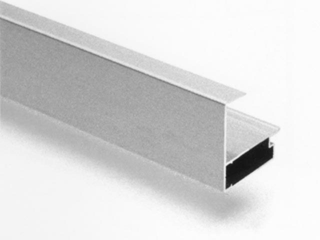 MUNKALAP ÉLPROFIL MATT ALUMINIUM 4200x40/60mm 0