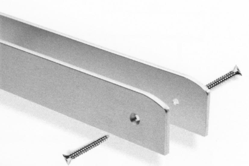 T_ MUNKALAP ÉLPROFIL OLDALSÓ LEZÁRÓ 605x40mm MATT ALUMÍNIUM 0