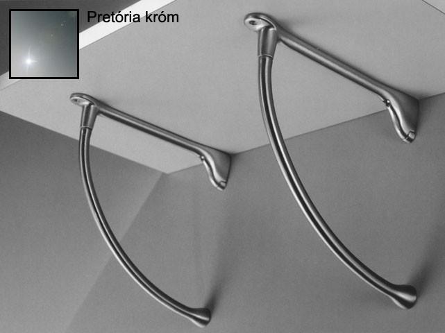 POLCTARTÓ MS0122000 28x218x240 PRETORIA KRÓM 0