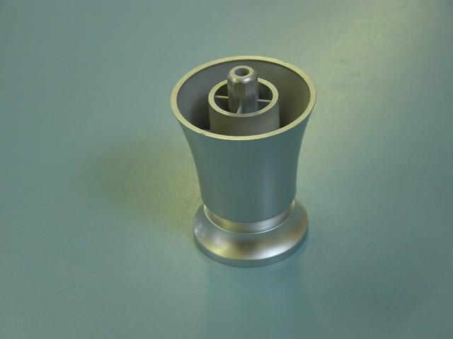 Megszűnt-MŰANYAG DESIGN LÁB 0768 H=60mm 100kg ALUMÍNIUM 0