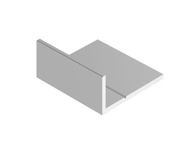 T_ TOLÓAJTÓ BÚTORLAPHOZ BOARD L PROFIL 2,65m ALUMÍNIUM 0