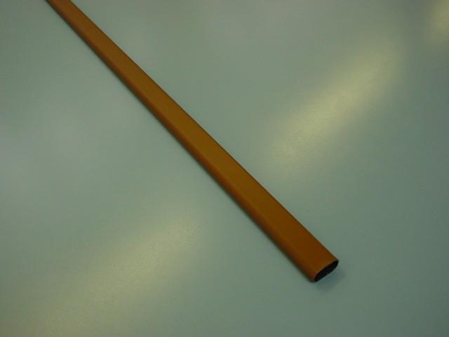 VÁLLFATARTÓ RÚD OVÁLIS 1000x30x15/0,7 mm BARNA 0