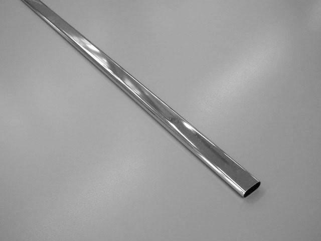 VÁLLFATARTÓ RÚD OVÁLIS 4000x30x15/0,9 mm KRÓM 0
