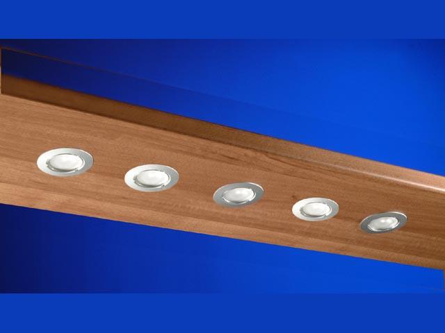 HALOGÉN VILÁGÍTÁS MIDI-BK SZETT 5x20W, D=68mm NIKKEL 0