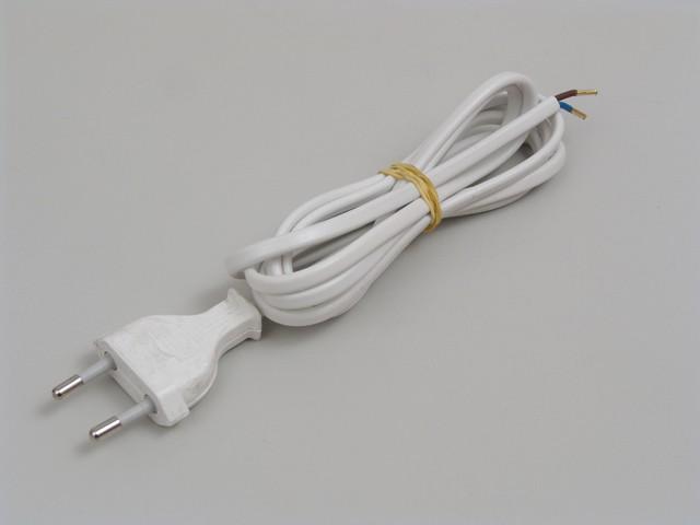 T_ VILÁGÍTÁSTECHNIKAI KIEGÉSZÍTŐ KÁBEL EU DUGÓVAL 1800mm FEHÉR 0