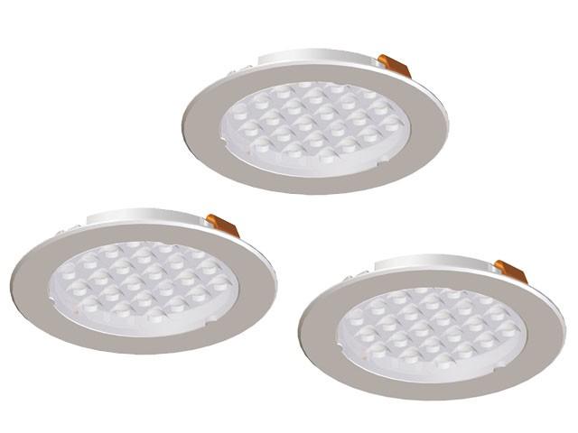 LED VILÁGÍTÁS METRIS V12 SZETT 3x1,6W NIKKEL 0