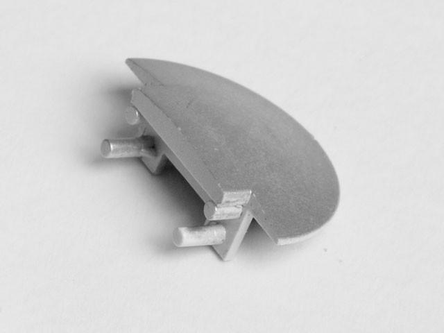 VILÁGÍTÁSTECHNIKAI KIEGÉSZÍTŐ VÉGZÁRÓ ALUMÍNIUM PROFILHOZ, ALUMÍNIUM 0